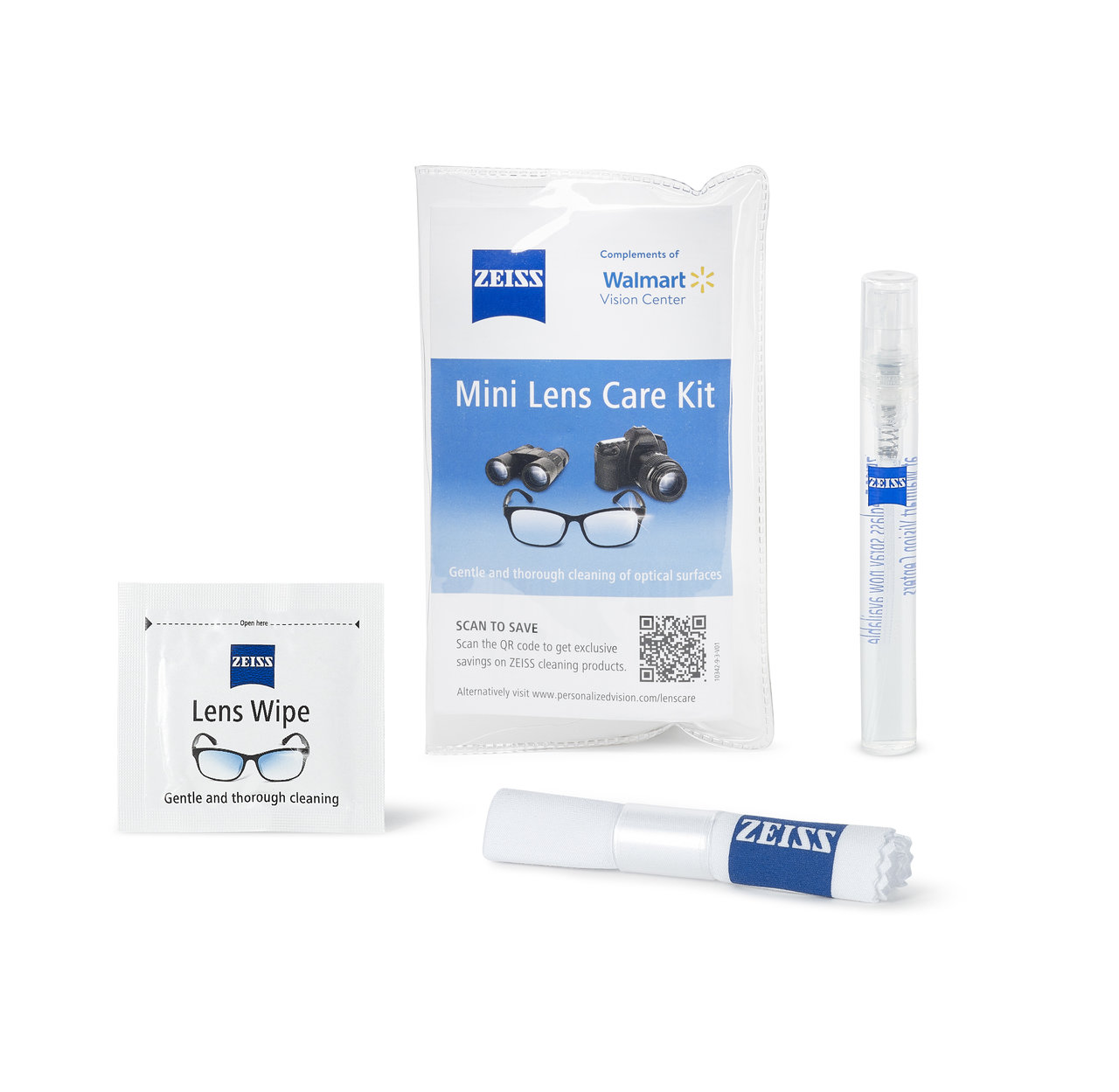 Zeiss Walmart Mini Lens Care Kit Contents